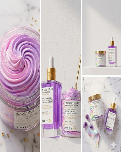 KIT TRULY SUPER TRULYS. FORMULA ACLARANTE + HIDRATANTE (ROSADO Y MORADO)
