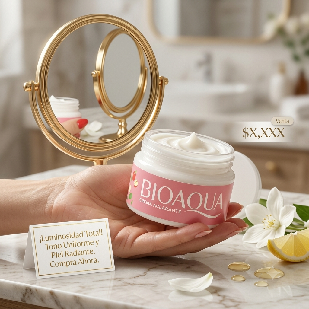 CREMA BLANQUEADORA ACLARANTE DESPIGMENTANTE BIOAQUA