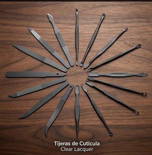 SET DE MANICURE Y PEDICURE 19 PZ (250/100 UND X CAJA) YXQ-0093