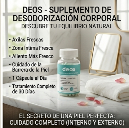 DEOS (SUPLEMENTO CORPORAL, CONTROL DE OLOR) DE