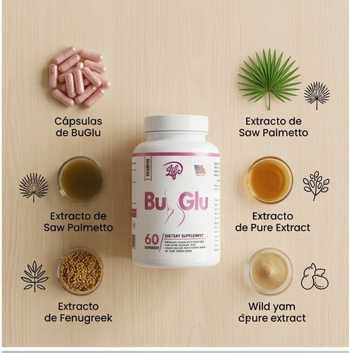 BU-GLU REFUERZA BUSTO Y GLÚTEO X 60 CÁPSULAS