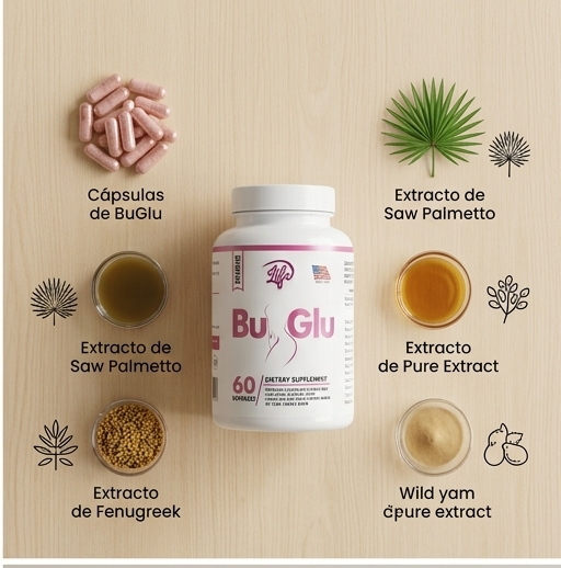 BU-GLU REFUERZA BUSTO Y GLÚTEO X 60 CÁPSULAS